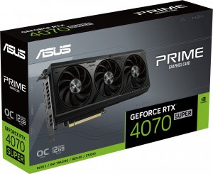 Karta graficzna Asus Prime GeForce RTX 4070 SUPER 12GB GDDR6X (PRIME-RTX4070S-O12G) 12