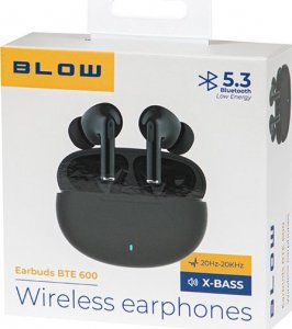 Słuchawki Blow Słuchawki bezprzewodowe douszne BLOW Earbuds BTE600 BLACK 4