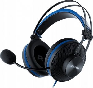 Słuchawki Cougar Cougar | Immersa Essential Blue | Headset | Driver 40mm /9.7mm noise cancelling Mic./Stereo 3.5mm 4-pole and 3-pole PC adapter / Blue 1