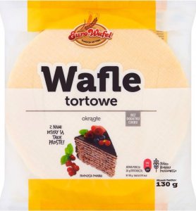 Eurowafle Eurowafel Wafle tortowe okrągłe 130 g 1