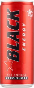 Black Black Energy Sex Energy Gazowany napój energetyzujący 250 ml 1