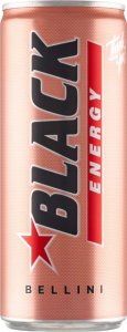 Black Black Energy Bellini Gazowany napój energetyzujący 250 ml 1