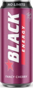 Black Black Energy No Limits Napój gazowany o smaku wiśniowym 500 ml 1