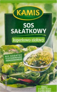 Kamis Kamis Sos sałatkowy koperkowo-ziołowy Mieszanka przyprawowa 8 g 1