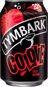 Tymbark Tymbark Colove Gazowany napój owocowy cola wiśnia 330 ml 1