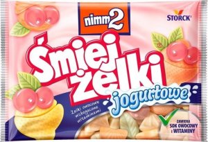 Nimm2 nimm2 Śmiejżelki jogurtowe Żelki owocowe wzbogacone witaminami 100 g 1