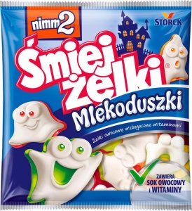 Nimm2 nimm2 Śmiejżelki Mlekoduszki Żelki owocowe wzbogacone witaminami 90 g 1