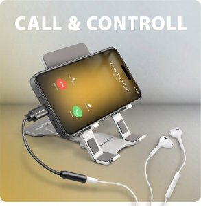 Adapter USB Axagon ADA-HC USB-C - Jack 3.5mm Czarny  (ADA-HC) 5