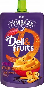 Tymbark Tymbark Mus Deli&fruits o smaku mango z nasionami chia 170 g 1