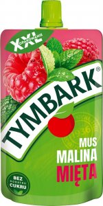 Tymbark Tymbark Mus XXL o smaku jabłko-malina-mięta 200 g 1