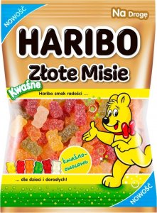 Haribo Haribo Złote Misie Żelki o smaku owocowym kwaśne 85 g 1