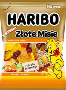 Haribo Haribo Złote Misie Żelki owocowe z sokiem 85 g 1