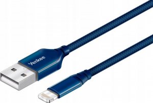 Kabel USB Yenkee USB-A - Lightning 1 m Niebieski (YCU 611BE MFI) 6