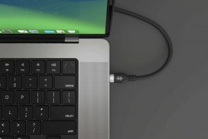 Kabel USB HyperDrive USB-C - USB-C 1 m Czarny (HJ4001BKGL) 5