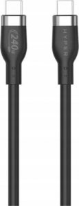 Kabel USB HyperDrive USB-C - USB-C 2 m Czarny (HJ4002BKGL) 2