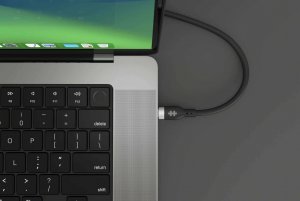 Kabel USB HyperDrive USB-C - USB-C 2 m Czarny (HJ4002BKGL) 5