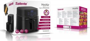 Frytkownica Evolveo EVOLVEO Salente HotAir, horkovzdušná fritéza 2v1, 4,3 l, černá 2