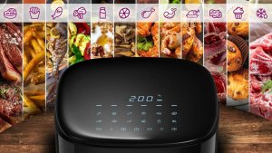 Frytkownica beztłuszczowa Evolveo Salente AirFit, 4v1, 3,5 l, czarna 4