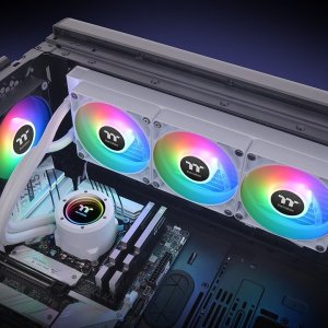 Chłodzenie wodne Thermaltake K Cooler Wasserkühlung Thermaltake TH360 V2 ARGB Sync CPU Liquid Cooler Snow Edition 6