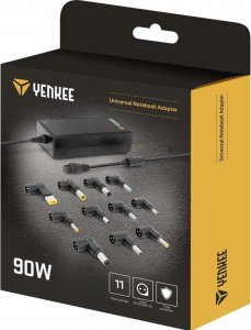 Zasilacz do laptopa Yenkee Zasilacz uniwersalny do laptopa 90W zestaw 11 wtyczek 3