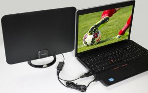 Antena RTV Evolveo EVOLVEO Xany 2A LTE 230/5V 45dBi aktywna antena pokojowa DVB-T/T2 LTE filtr 2