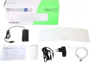Antena RTV Evolveo XANY 1 LTE 230/5V, 50dBi aktywną antenę pokojową DVB-T/T2, filtr LTE 3