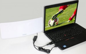Antena RTV Evolveo XANY 1 LTE 230/5V, 50dBi aktywną antenę pokojową DVB-T/T2, filtr LTE 4
