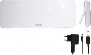 Antena RTV Evolveo XANY 1 LTE 230/5V, 50dBi aktywną antenę pokojową DVB-T/T2, filtr LTE 7
