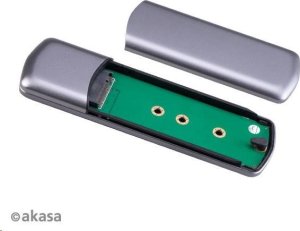 Kieszeń Akasa AKASA externí box pro M.2 SATA/NVMe SSD, USB 3.2 Gen 2, 10Gb/s, hliník 1