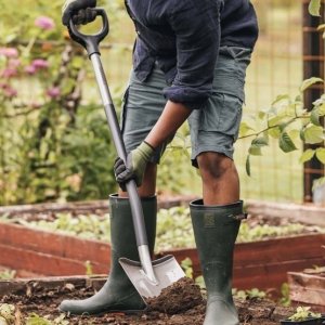 Fiskars Szpadel prosty Ergonomic 1067512 Szary 21