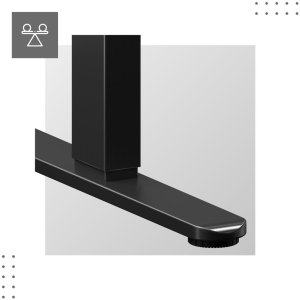 Biurko Mark Adler Leader 7.0 Czarne 120 cmx60 cm 11