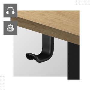 Biurko Mark Adler Leader 7.0 Czarne 120 cmx60 cm 13