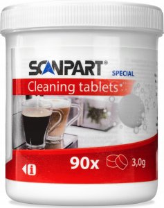 Scanpart Scanpart Tabletki do czyszczenia ekspresów 1-fazowe 90 szt. 1