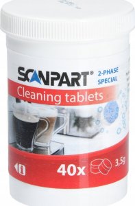 Scanpart Scanpart Tabletki do czyszczenia ekspresów 2-fazowe 40 szt. 3