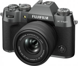 Lustrzanka Fujifilm FUJIFILM X-T50/XC15-45mmF3.5-5.6 OIS PZ Charcoal Silver 7