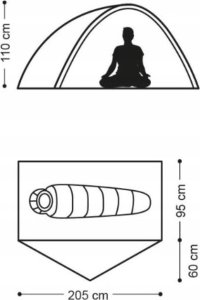 Namiot turystyczny Naturehike Naturehike Namiot Cycling Ultralight 1 NH18A095-D-Orange 2