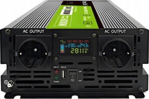 Przetwornica Green Cell PowerInverter LCD 24V/230V 3000W/6000W (INVGC24P3000LCD) 7