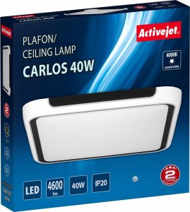 Lampa sufitowa Activejet Plafon LED Activejet AJE-CARLOS 40W 3