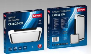 Lampa sufitowa Activejet Plafon LED Activejet AJE-CARLOS 40W 4
