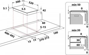 Płyta grzewcza Whirlpool Płyta ceramiczna WHIRLPOOL WRD 6030 B 10