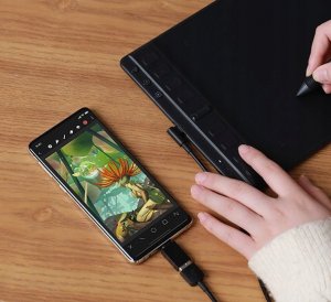 Tablet graficzny Huion Tablet graficzny Inspiroy 2M Black 5