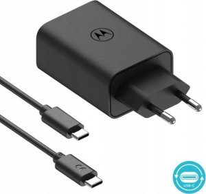 Ładowarka Motorola Motorola Charger TurboPower 50W Duo USB-C + USB-A  w/ USB-C cable, Black 3