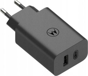 Ładowarka Motorola Motorola Charger TurboPower 50W Duo USB-C + USB-A  w/ USB-C cable, Black 5