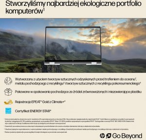 Laptop HP ENVY x360 16-ad0002nw AMD Ryzen™ 7 8840HS Hybryda (2w1) 40,6 cm (16") Ekran dotykowy WUXGA 16 GB LPDDR5-SDRAM 1 TB SSD Wi-Fi 7 (802.11be) Windows 11 Home Szary 16