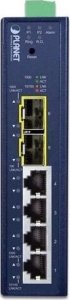 Switch Planet PLANET Industrial L2/L4 4-Port Zarządzany L2/L4 Gigabit Ethernet (10/100/1000) Niebieski 2