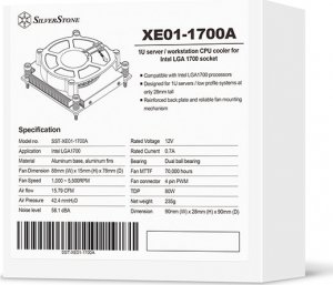Chłodzenie CPU SilverStone Silverstone SST-XE01-1700A CPU Kühler 6