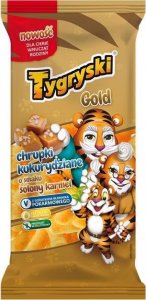 Tygryski Tygryski Gold Chrupki kukurydziane o smaku solony karmel 100 g 1