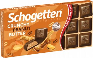 Schogetten Schogetten Crunchy Peanut Butter Czekolada z masłem orzechowym 100 g 1