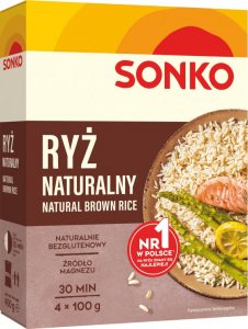 SONKO Sonko Ryż naturalny 400 g (4 x 100 g) 1