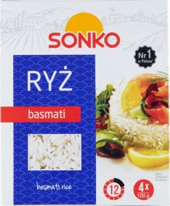 SONKO Sonko Ryż basmati 400 g (4 x 100 g) 1